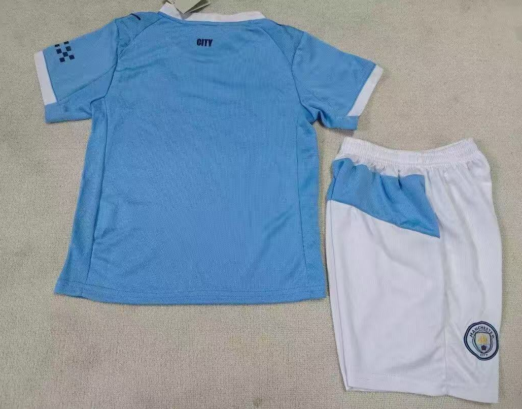 Manchester City Home 2025/2026 Bambino